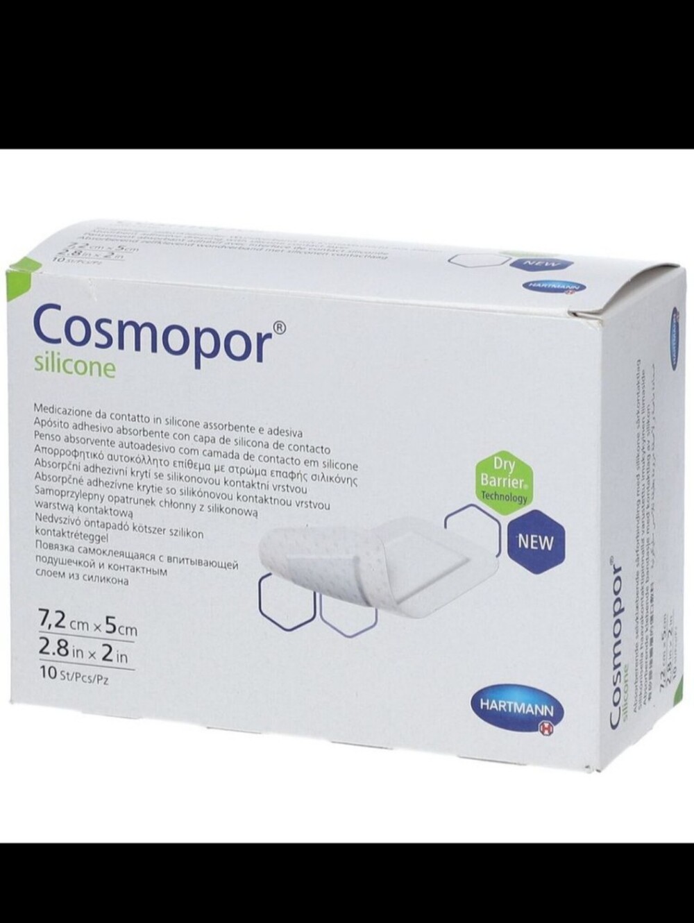 HARTMANN Cosmopor® silicone dressing x27